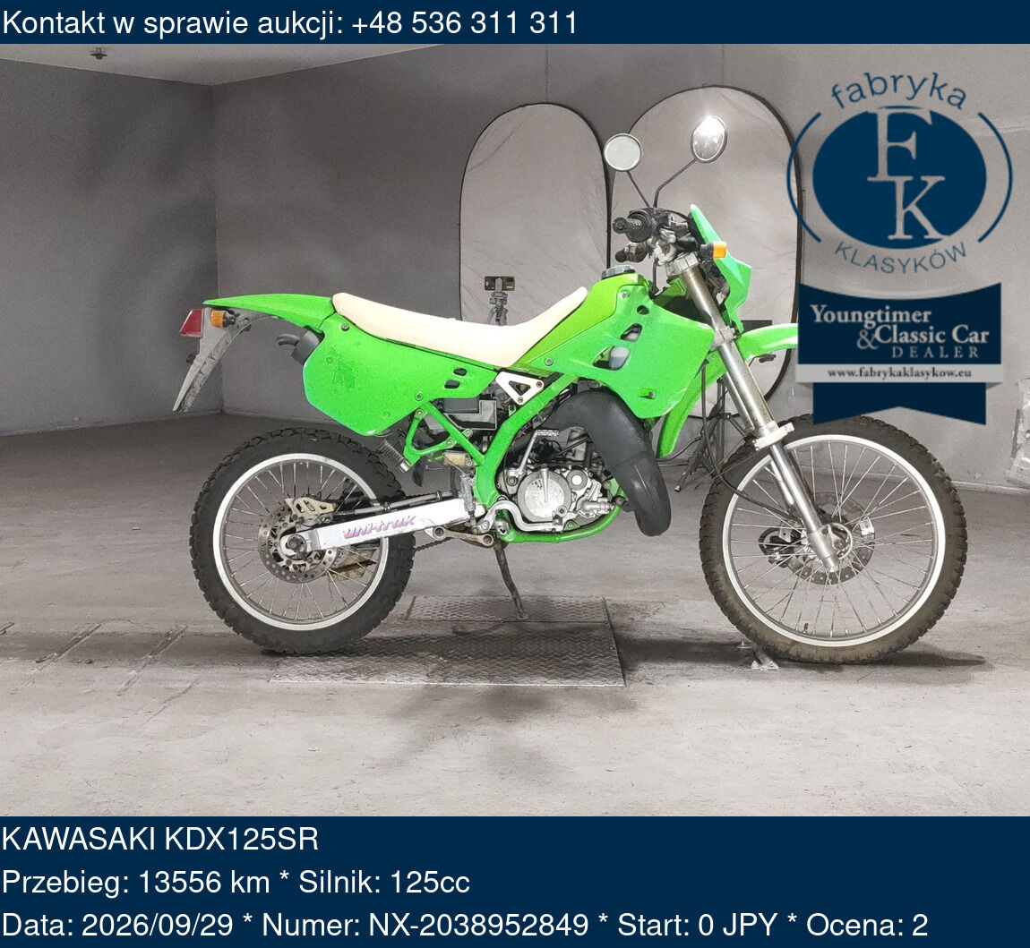 KAWASAKI KDX125SR  - zdjęcie 2