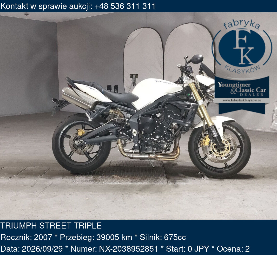 TRIUMPH STREET TRIPLE 2007 - zdjęcie 2