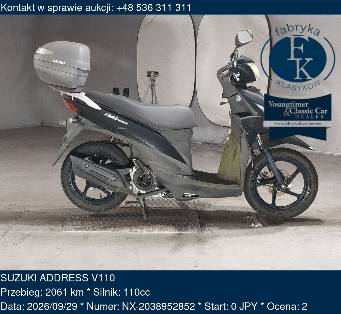 SUZUKI ADDRESS V110  - zdjęcie 2