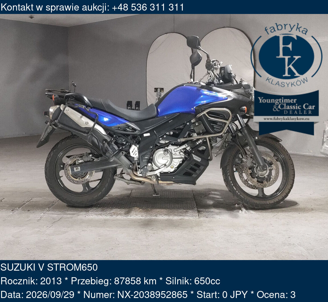 SUZUKI V STROM650 2013 - zdjęcie 2
