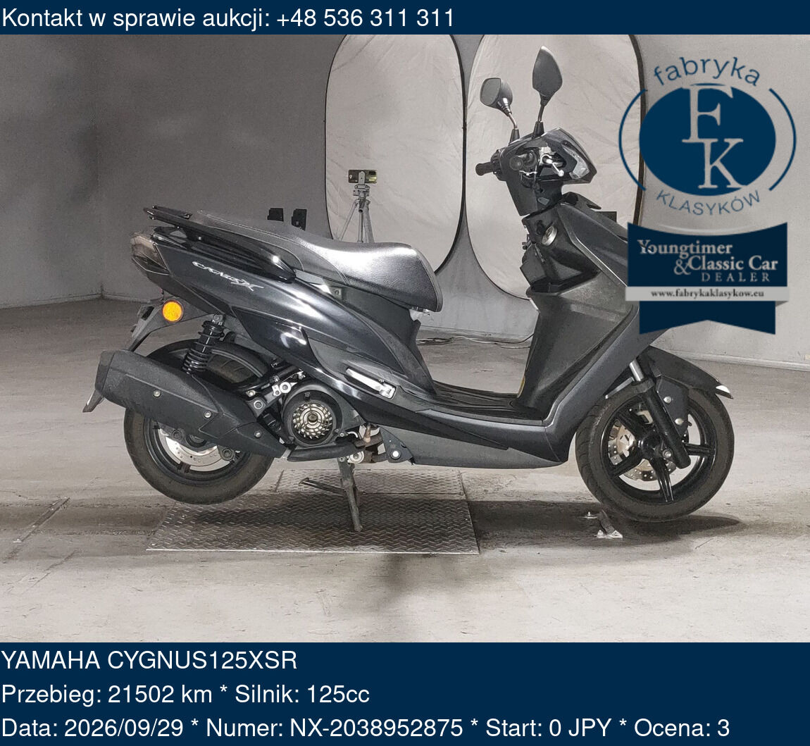 YAMAHA CYGNUS125XSR  - zdjęcie 2