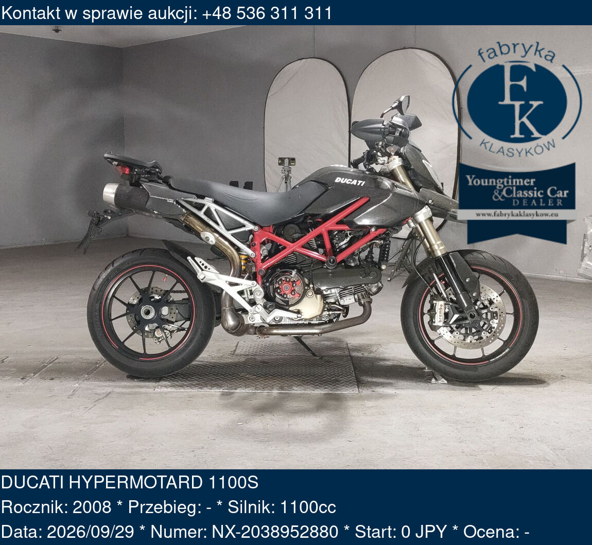 DUCATI HYPERMOTARD 1100S 2008 - zdjęcie 2