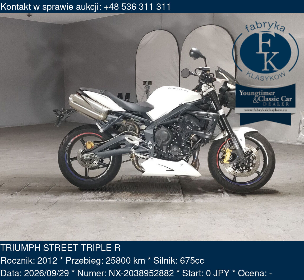 TRIUMPH STREET TRIPLE R 2012 - zdjęcie 2