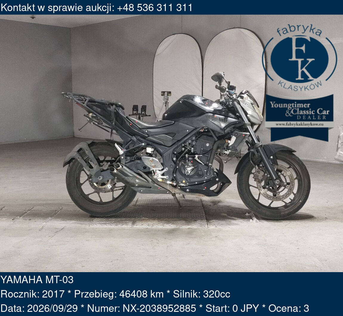YAMAHA MT-03 2017 - zdjęcie 2