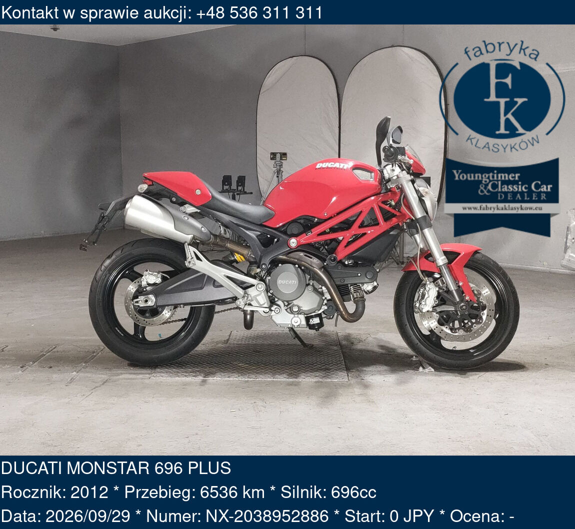DUCATI MONSTAR 696 PLUS 2012 - zdjęcie 2