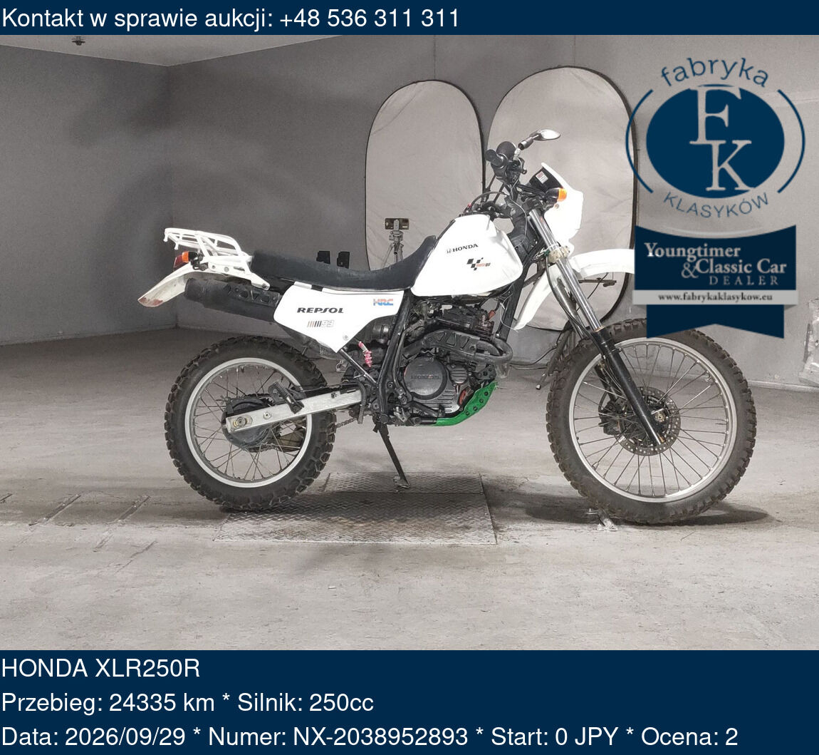 HONDA XLR250R  - zdjęcie 2