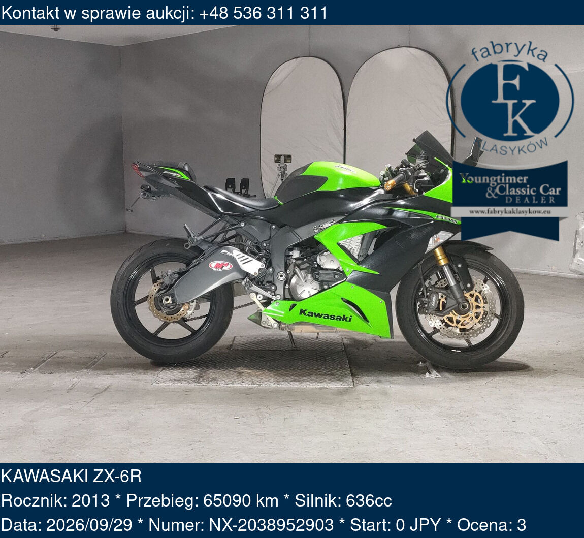 KAWASAKI ZX-6R 2013 - zdjęcie 2