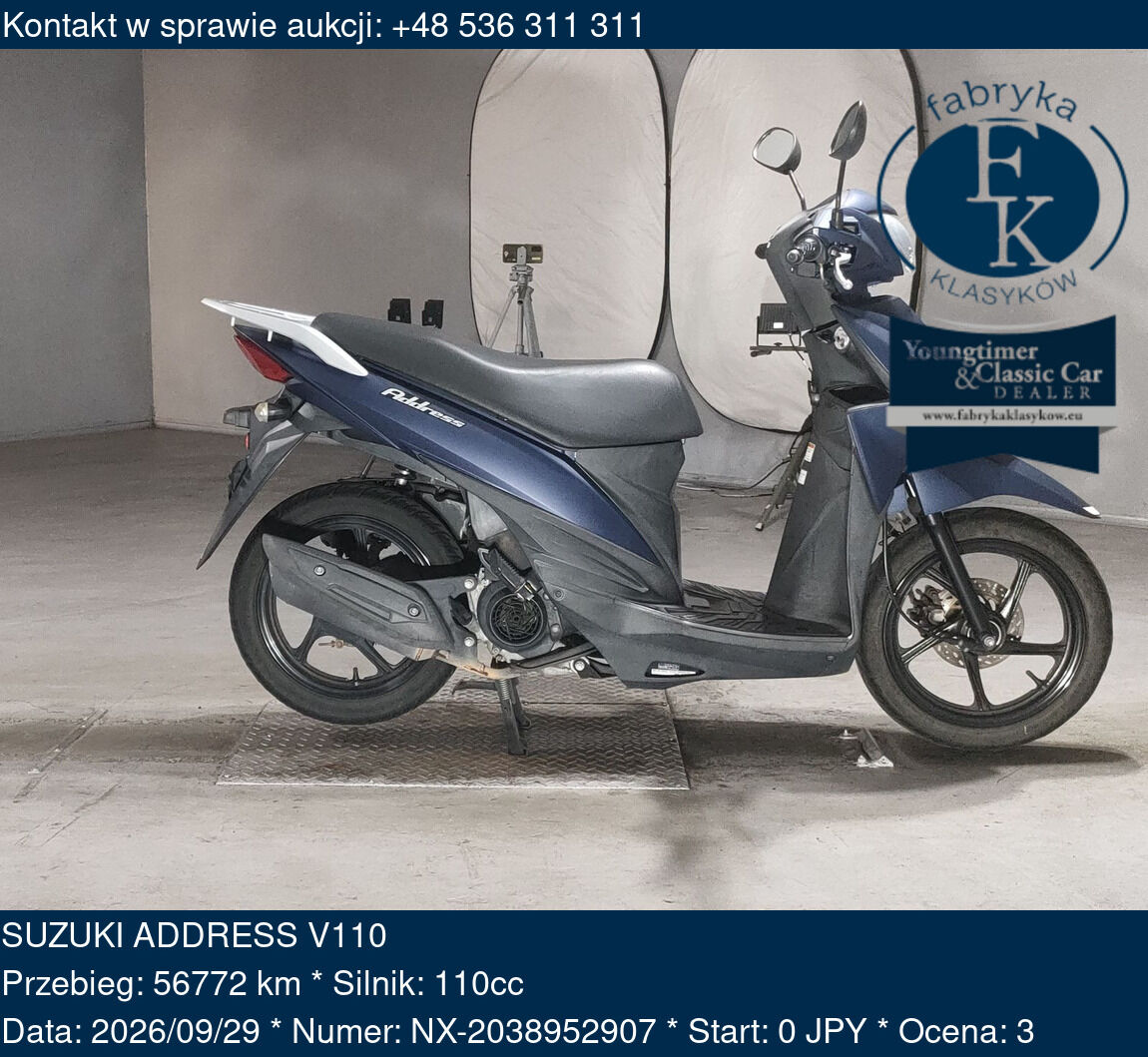 SUZUKI ADDRESS V110  - zdjęcie 2