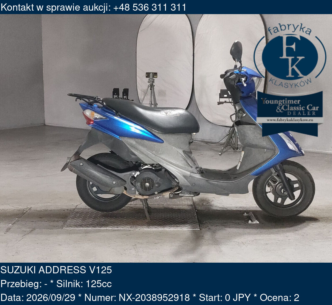 SUZUKI ADDRESS V125  - zdjęcie 2