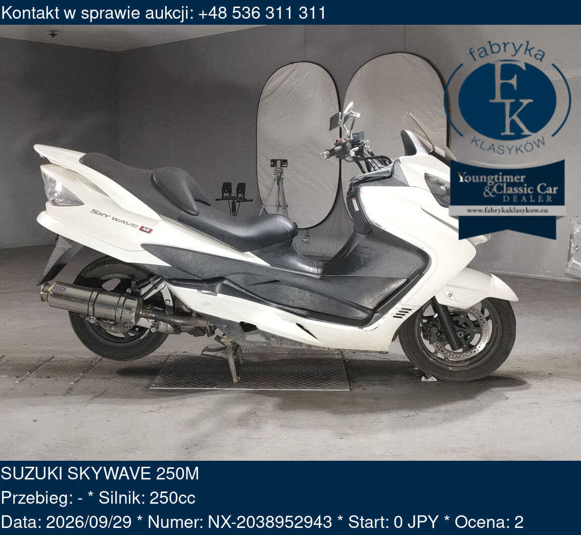 SUZUKI SKYWAVE 250M  - zdjęcie 2