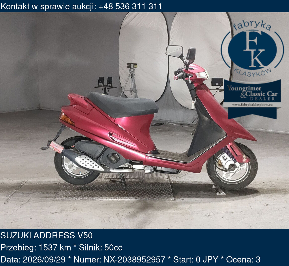 SUZUKI ADDRESS V50  - zdjęcie 2