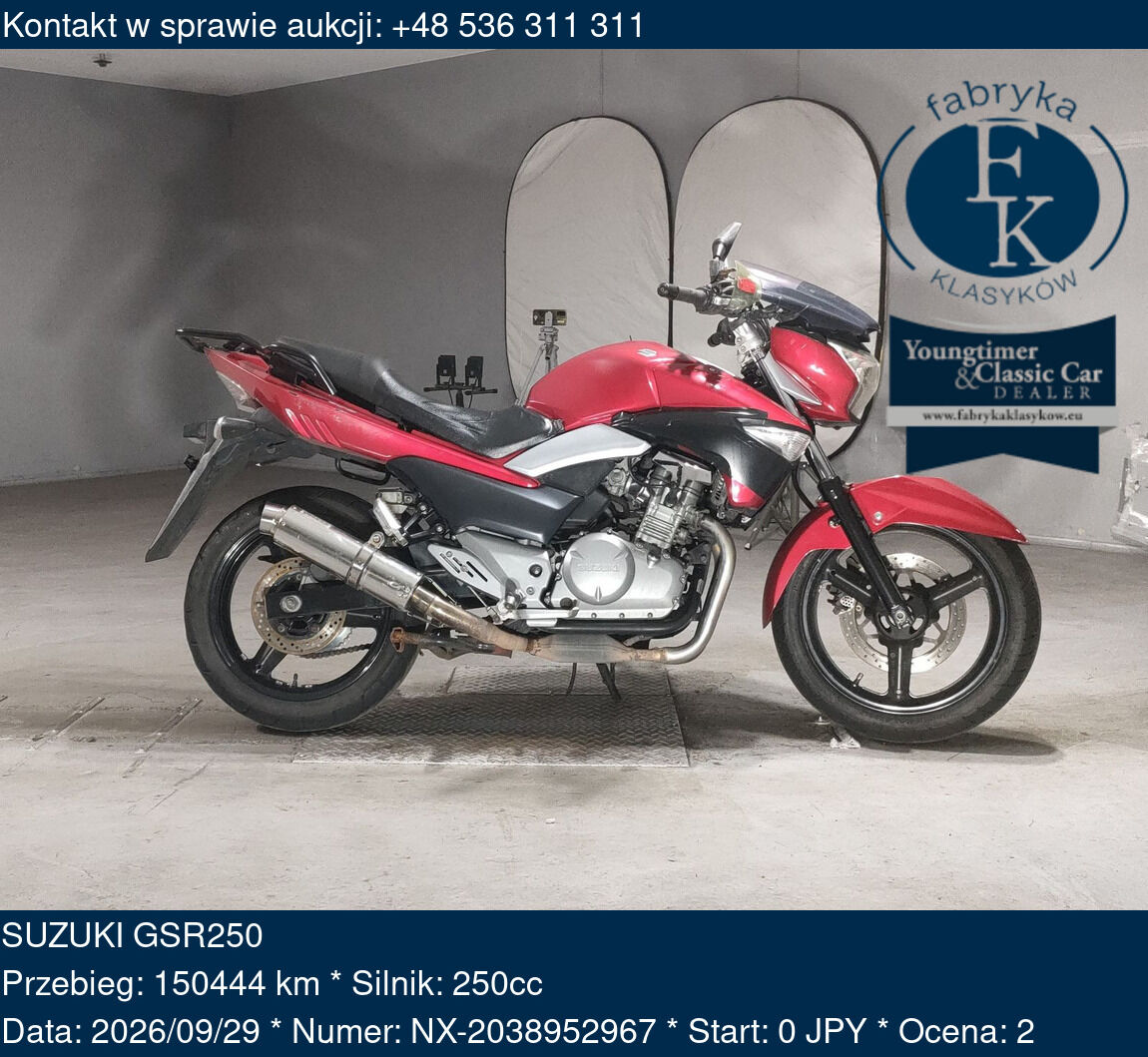 SUZUKI GSR250  - zdjęcie 2