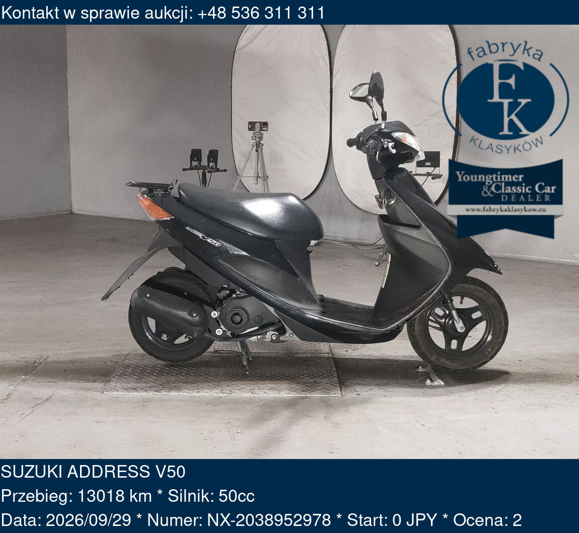SUZUKI ADDRESS V50  - zdjęcie 2