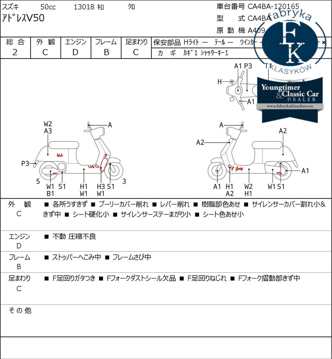 SUZUKI ADDRESS V50  - zdjęcie 7