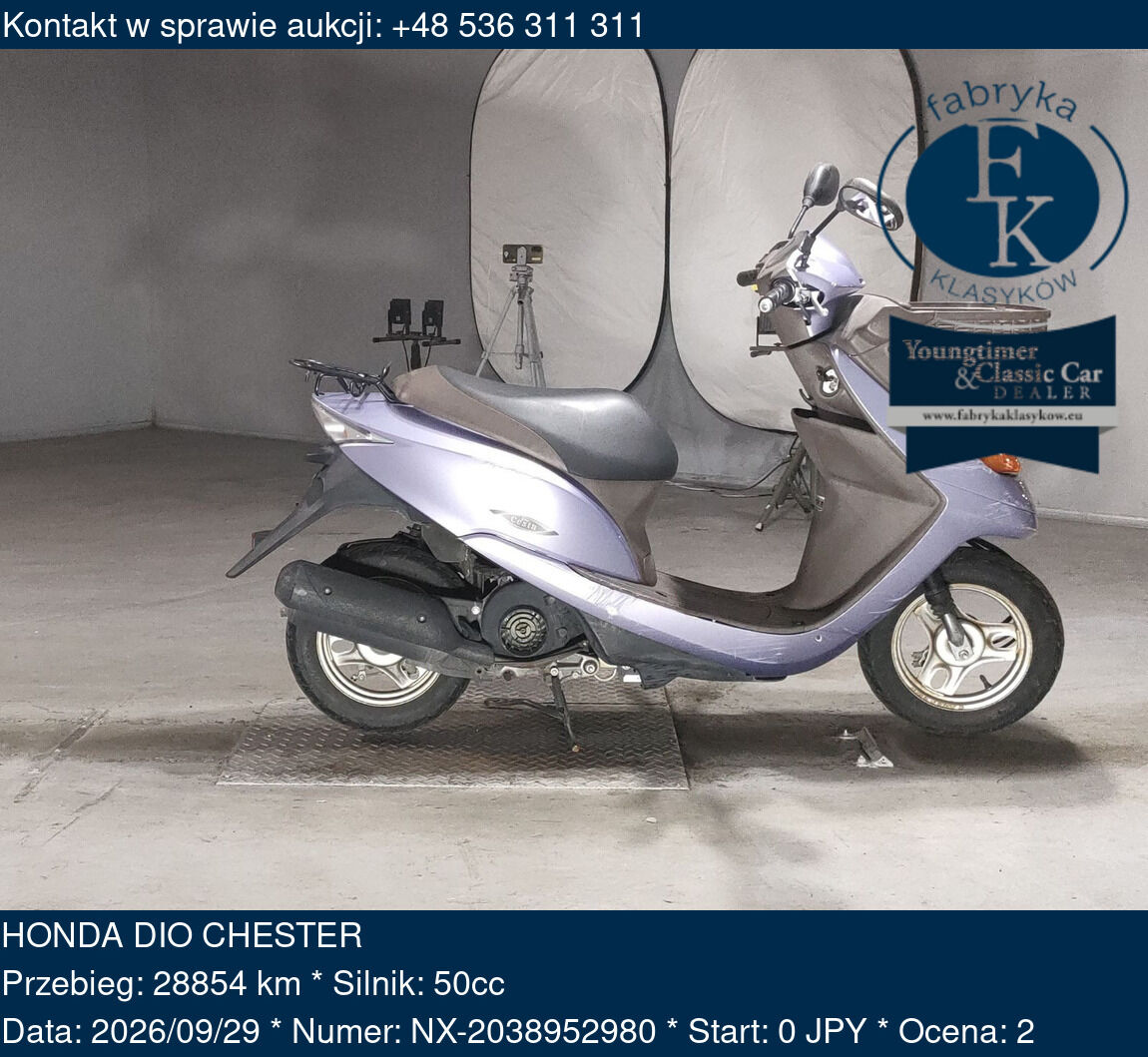 HONDA DIO CHESTER  - zdjęcie 2