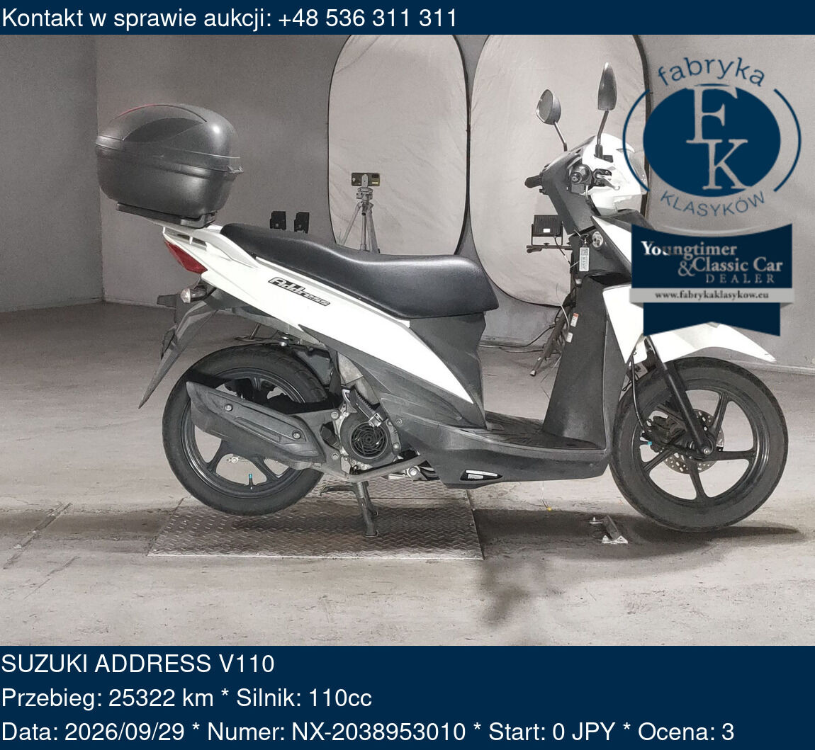 SUZUKI ADDRESS V110  - zdjęcie 2