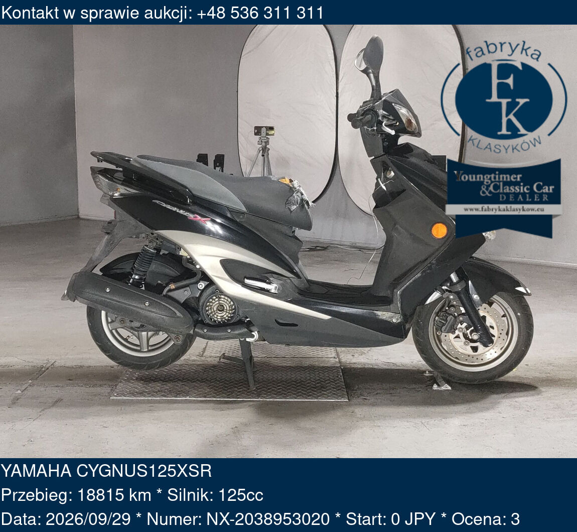 YAMAHA CYGNUS125XSR - zdjęcie 2