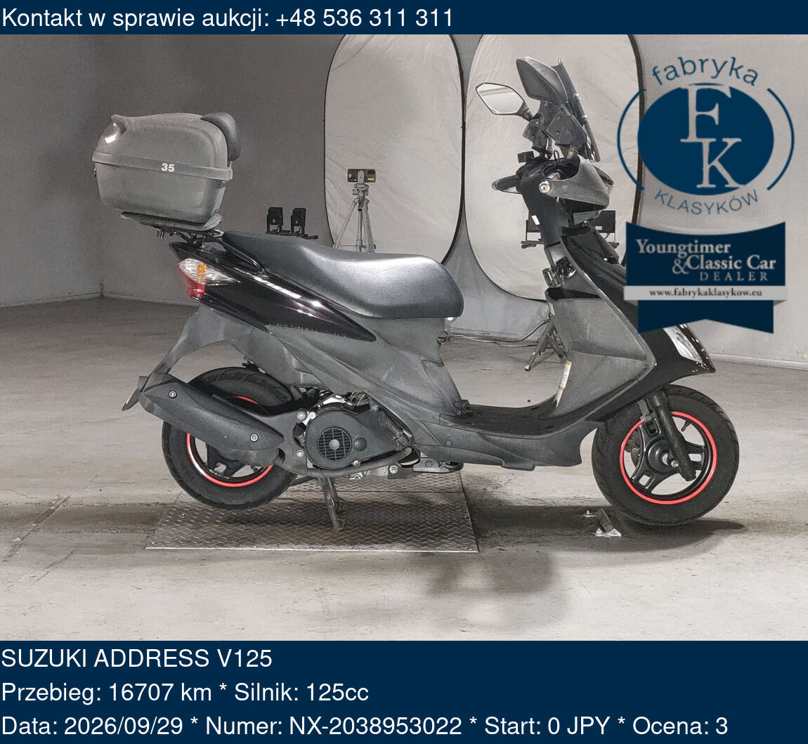 SUZUKI ADDRESS V125  - zdjęcie 2