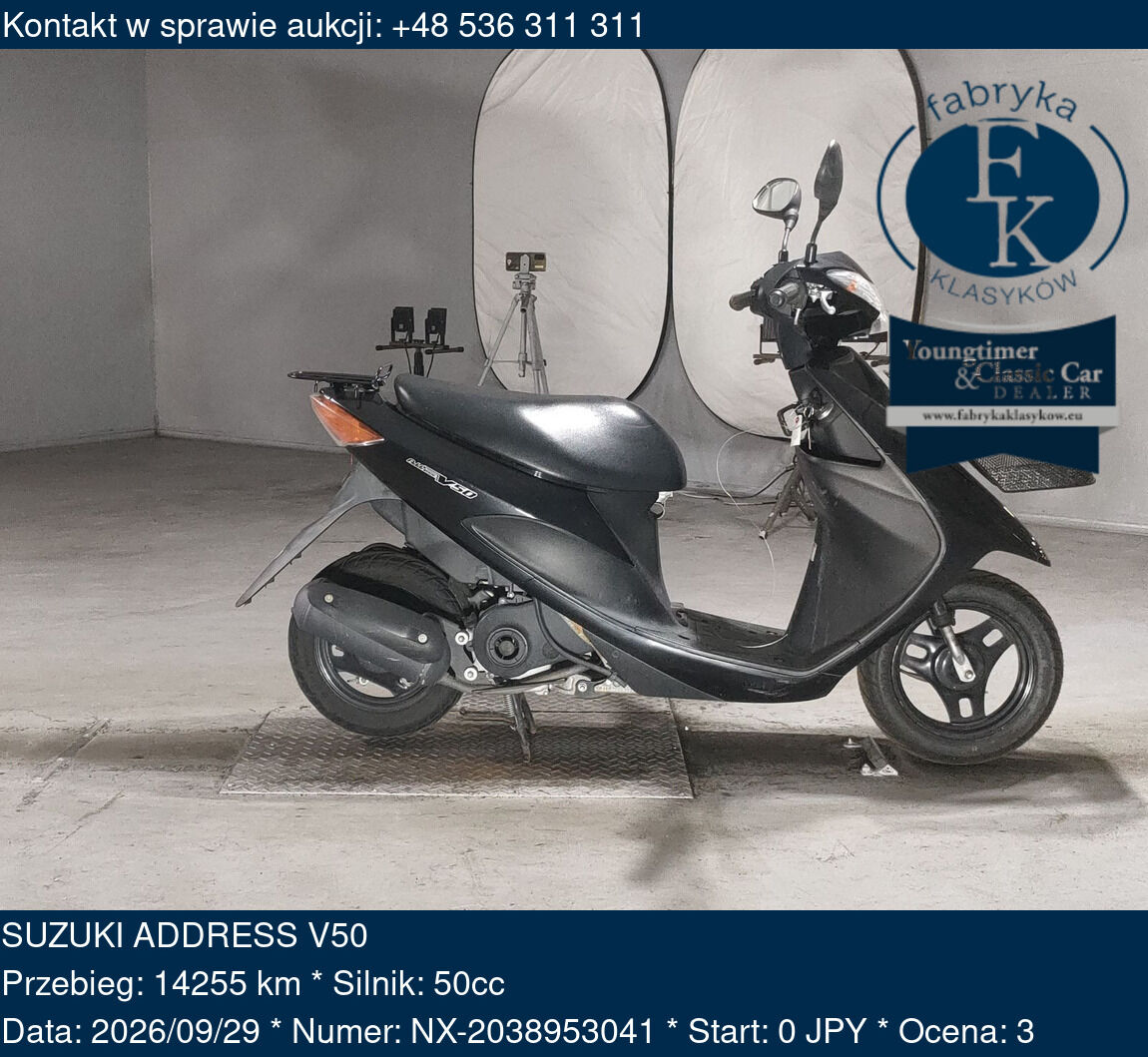 SUZUKI ADDRESS V50  - zdjęcie 2