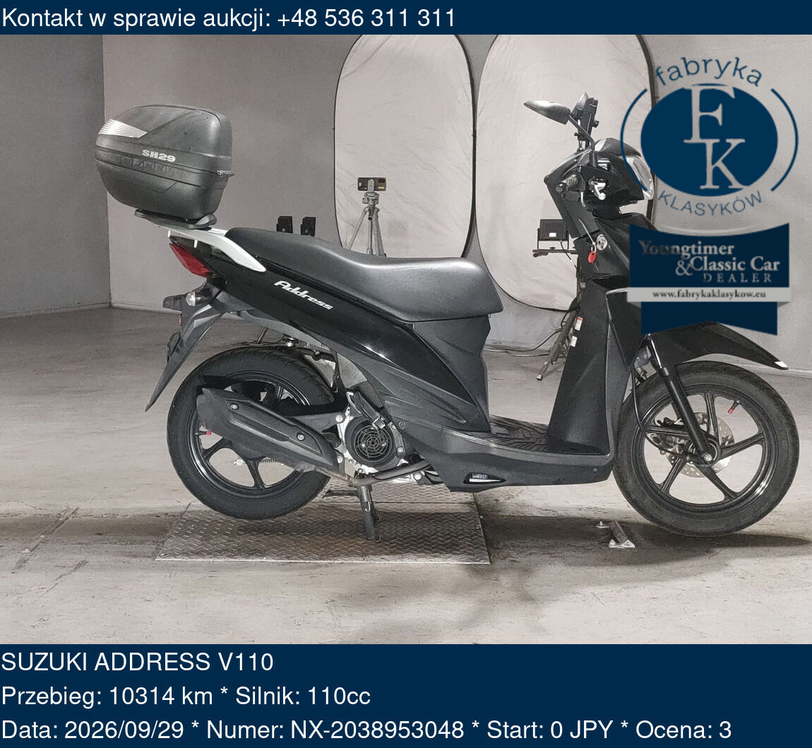 SUZUKI ADDRESS V110  - zdjęcie 2