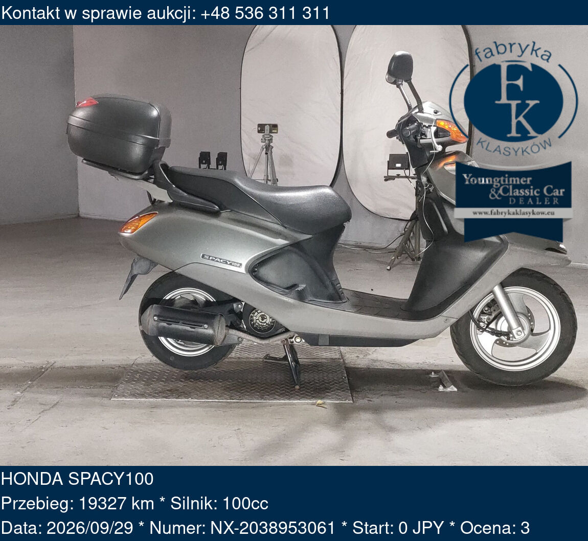 HONDA SPACY100 - zdjęcie 2