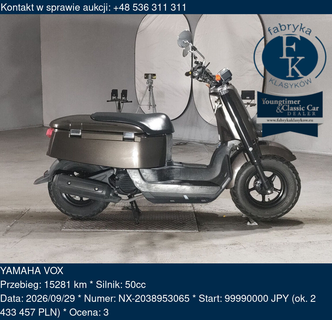 YAMAHA VOX  - zdjęcie 2