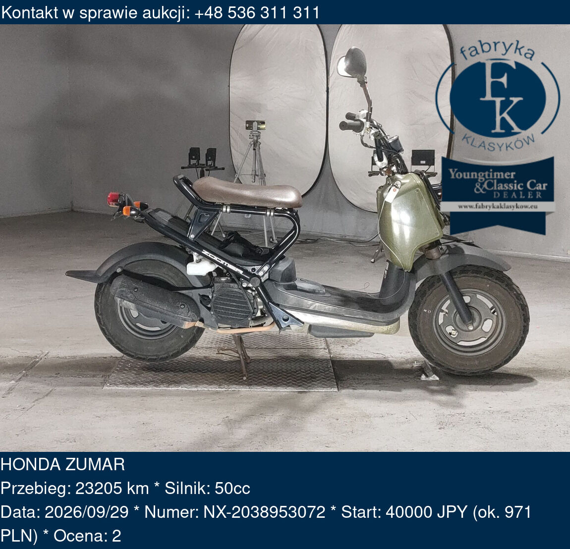 HONDA ZUMAR  - zdjęcie 2