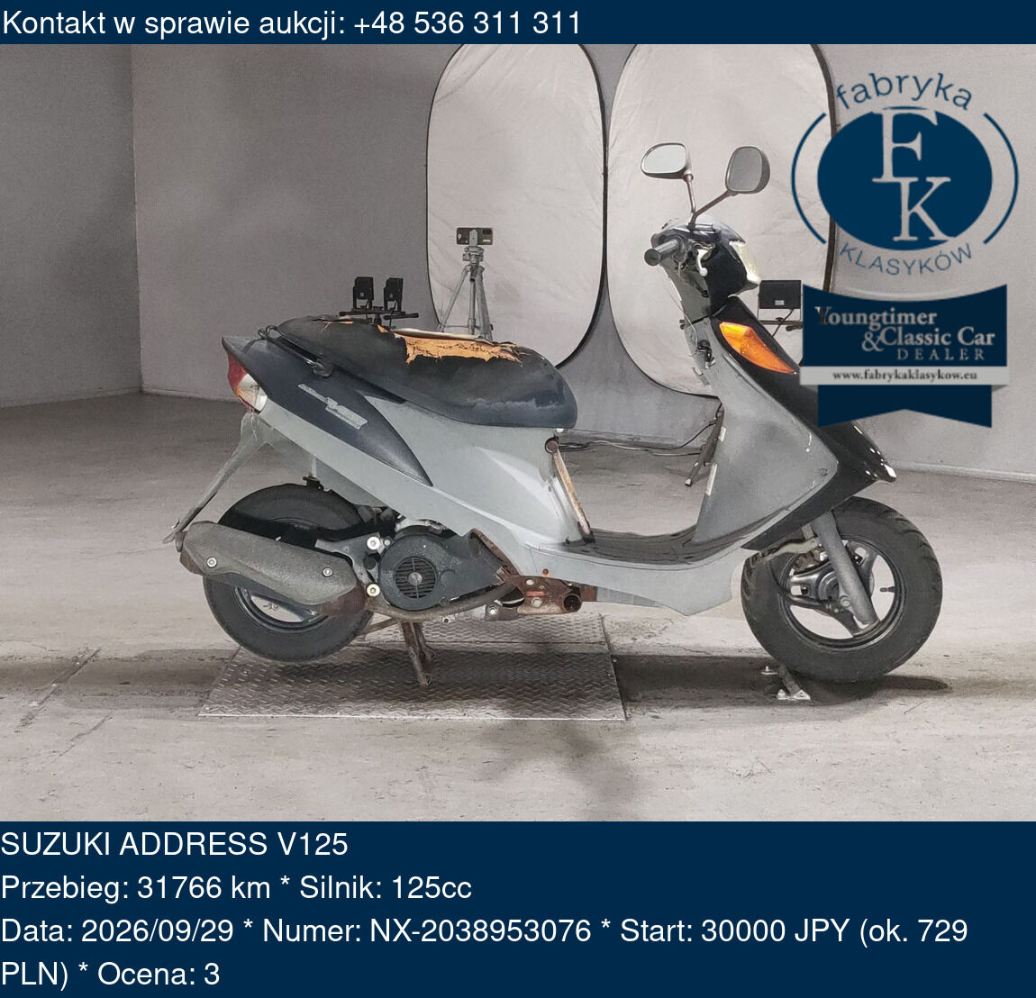 SUZUKI ADDRESS V125  - zdjęcie 2