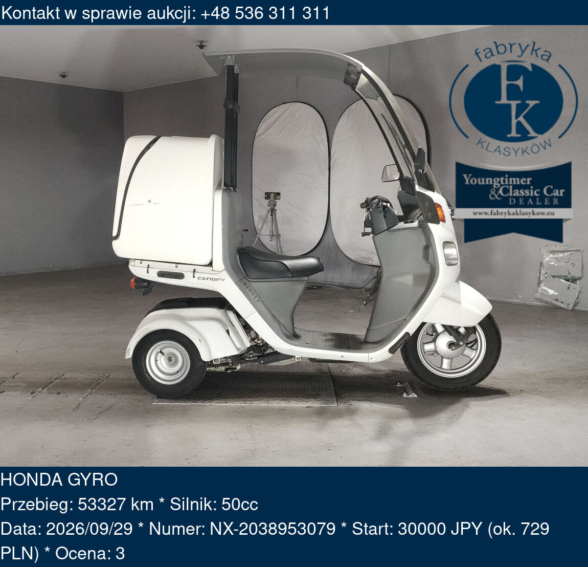 HONDA GYRO  - zdjęcie 2