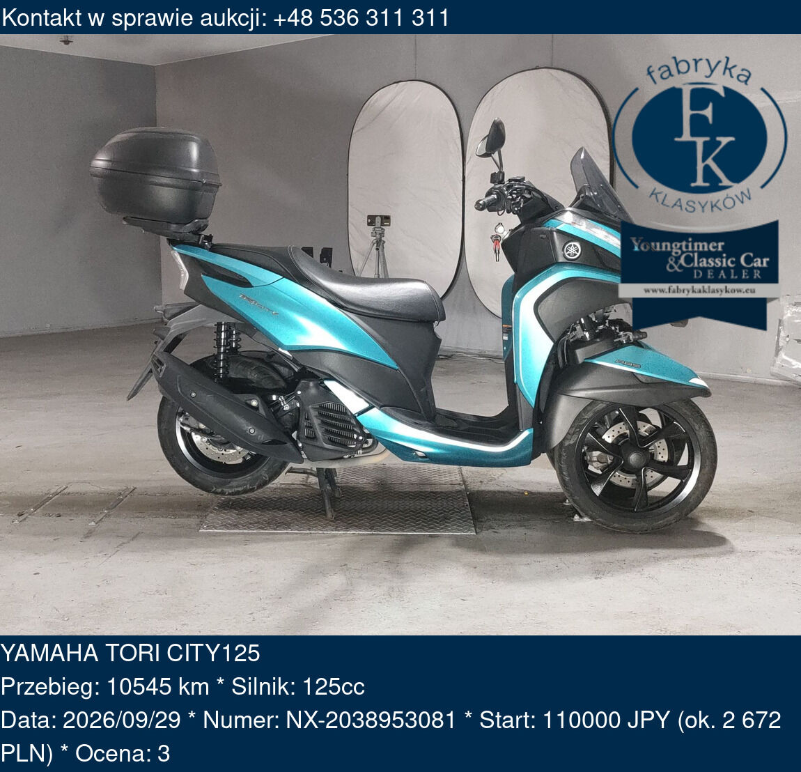 YAMAHA TORI CITY125  - zdjęcie 2