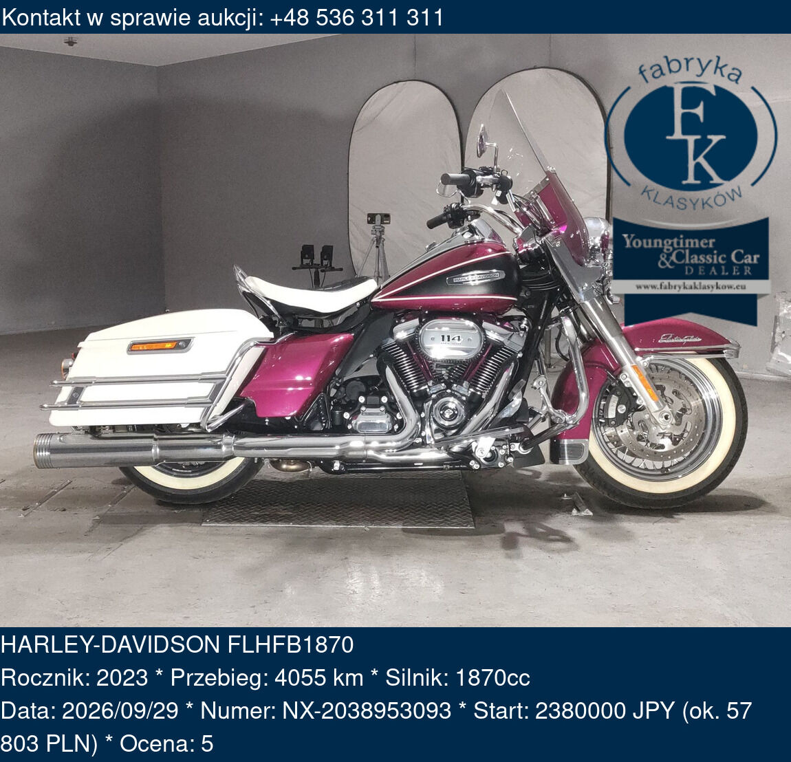 HARLEY-DAVIDSON FLHFB1870 2023 - zdjęcie 2