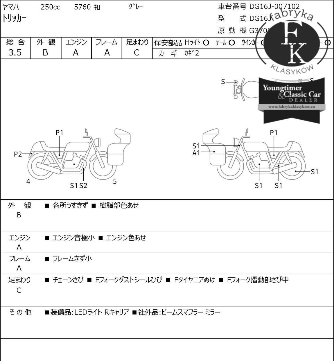 YAMAHA TORITSU CAR  - zdjęcie 7