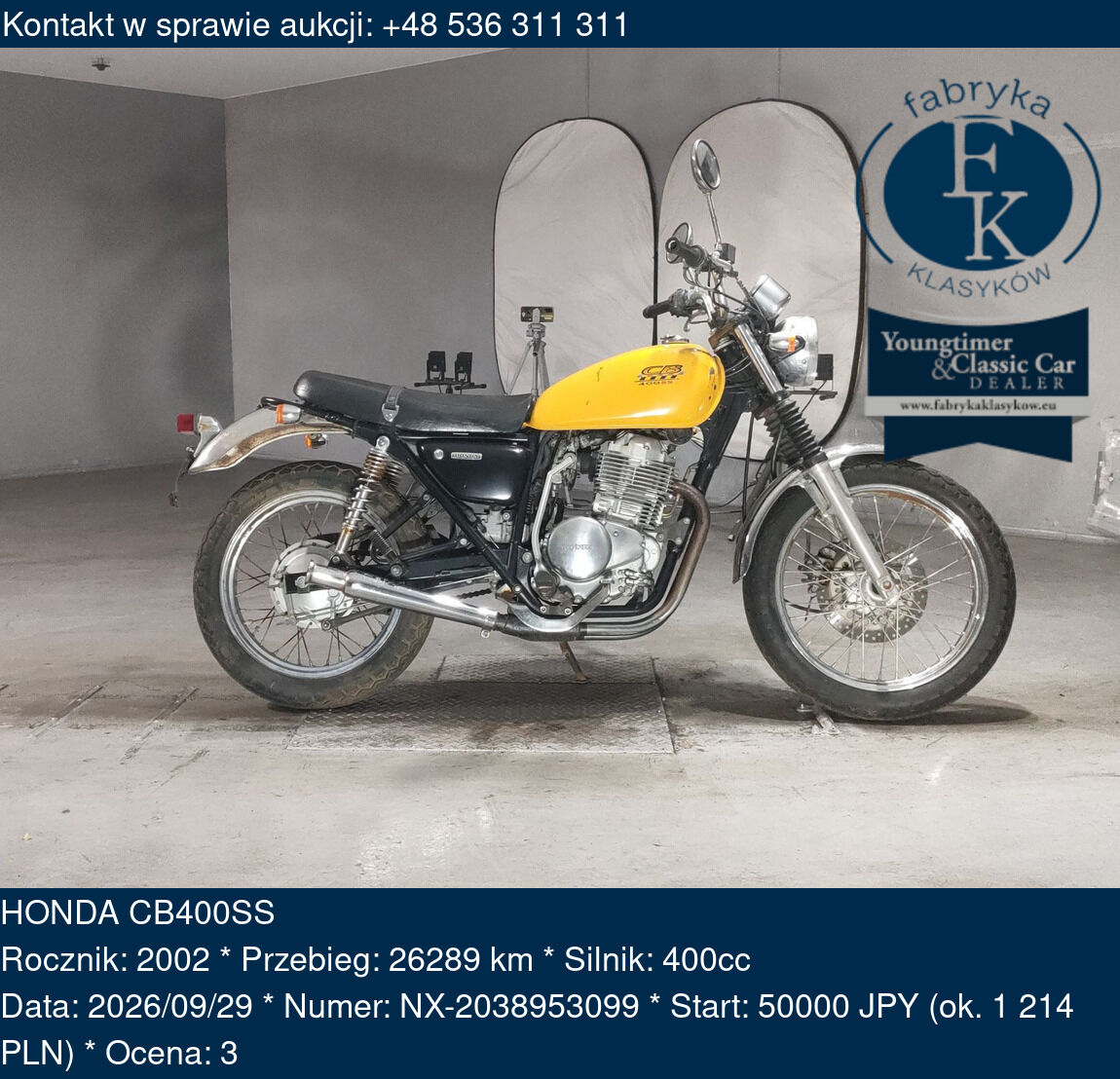 HONDA CB400SS 2002 - zdjęcie 2