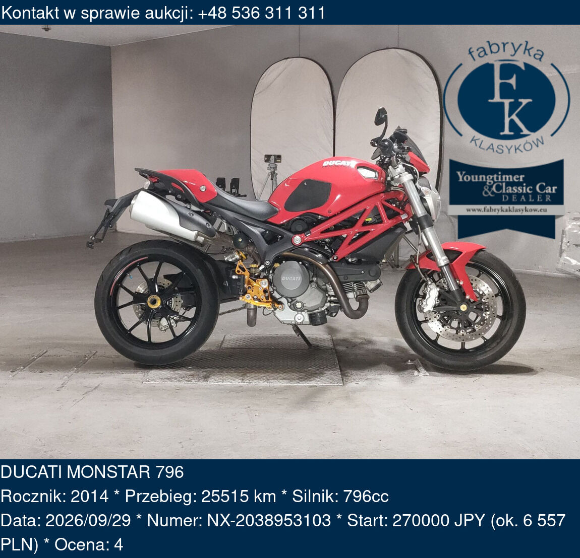 DUCATI MONSTAR 796 2014 - zdjęcie 2