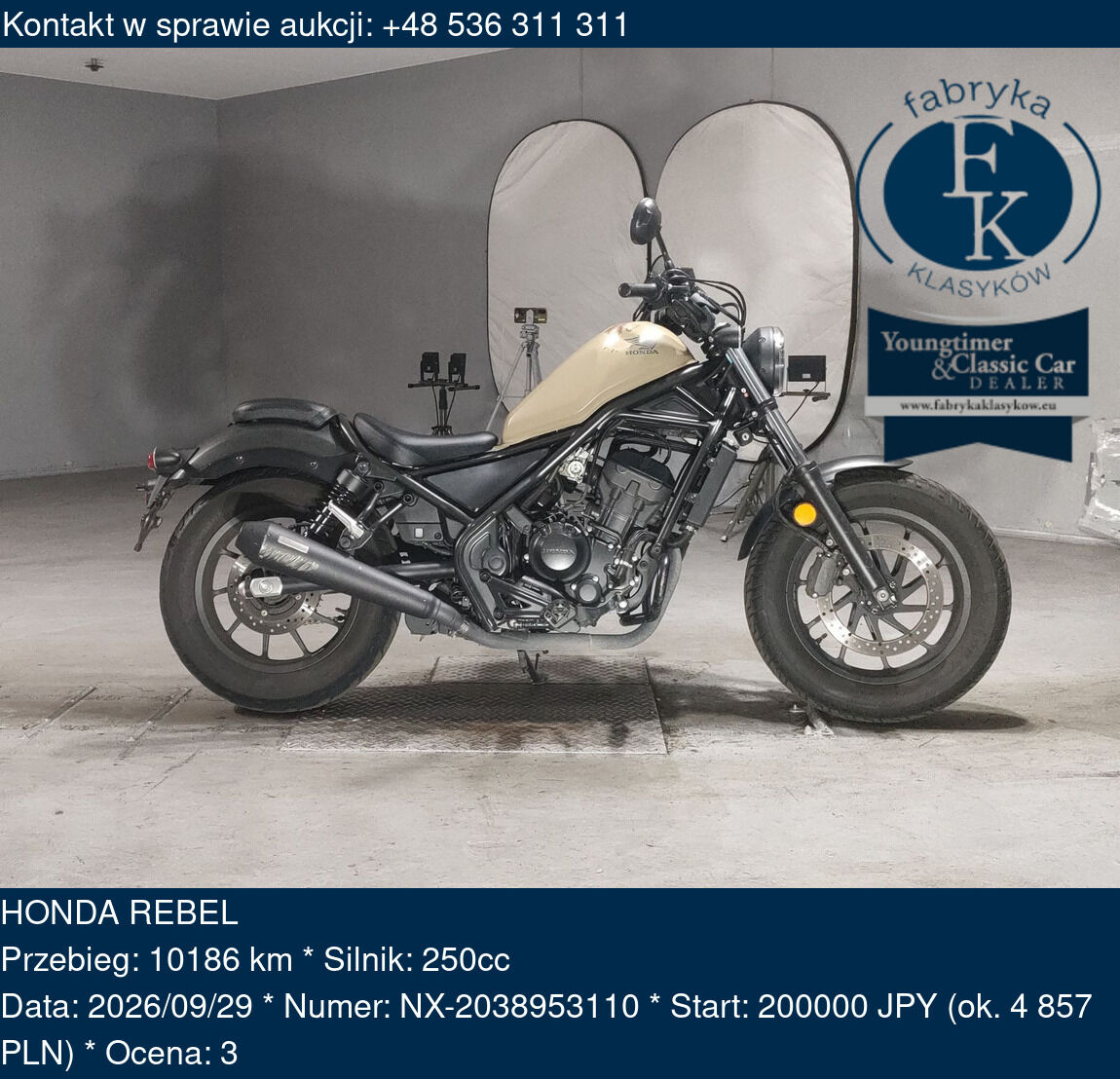 HONDA REBEL  - zdjęcie 2