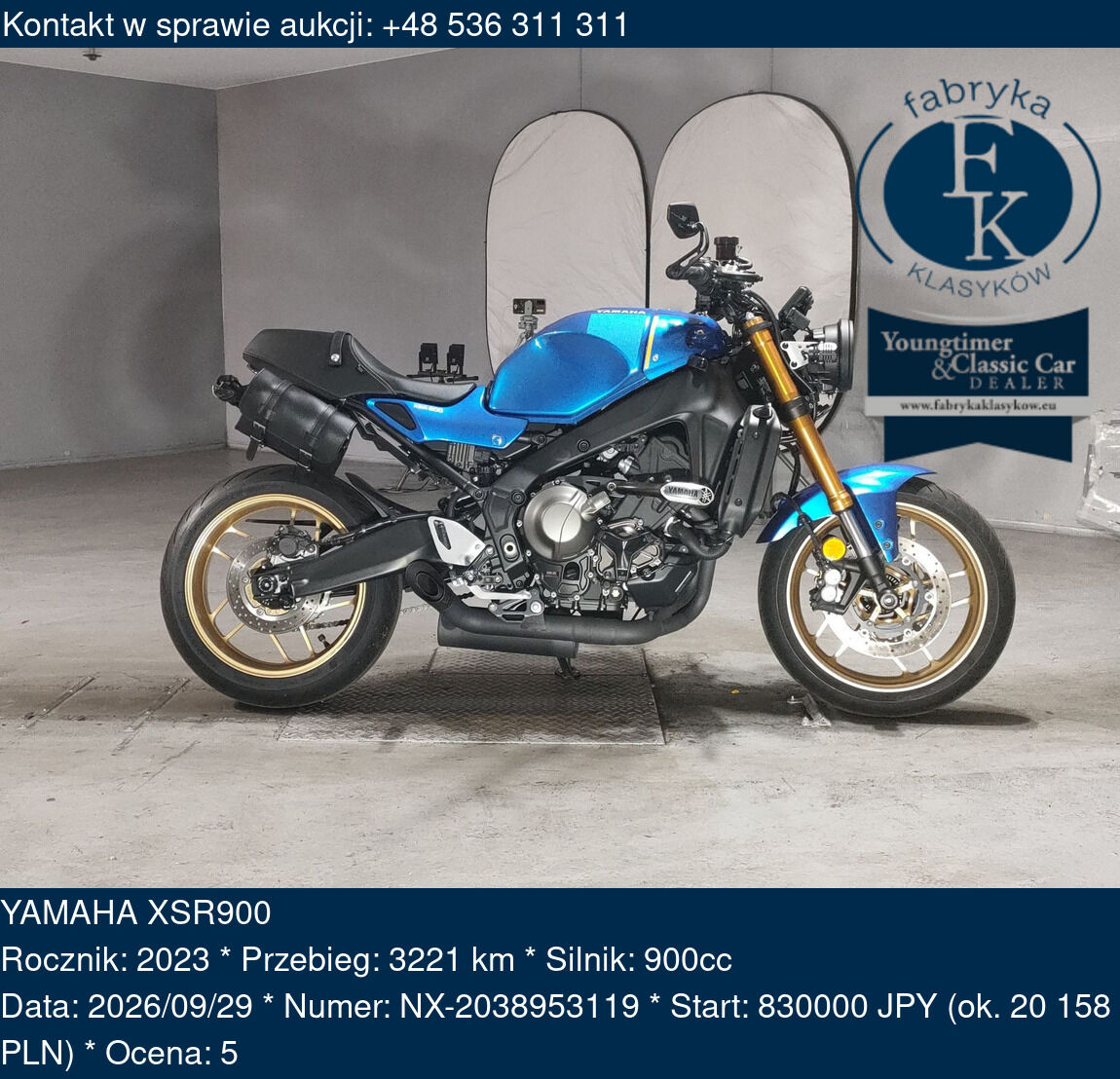 YAMAHA XSR900 2023 - zdjęcie 2