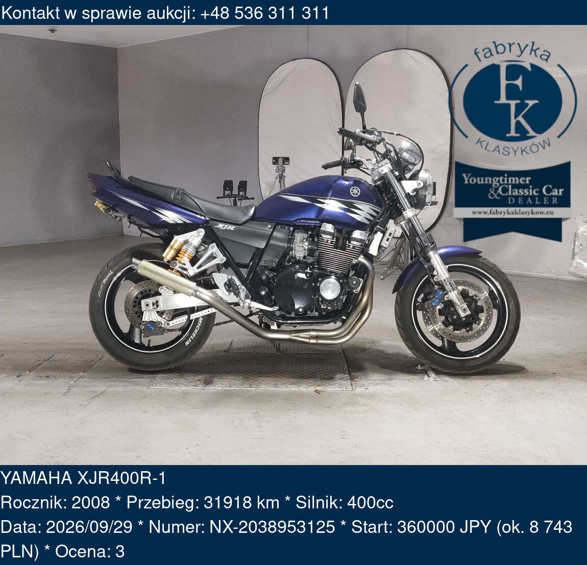 YAMAHA XJR400R-1 2008 - zdjęcie 2