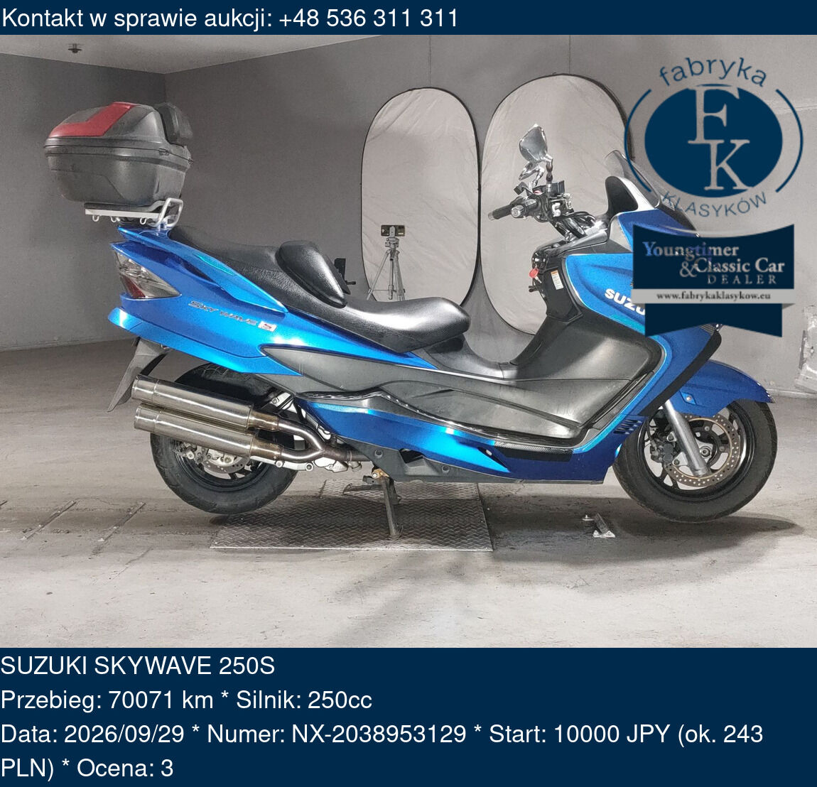 SUZUKI SKYWAVE 250S  - zdjęcie 2