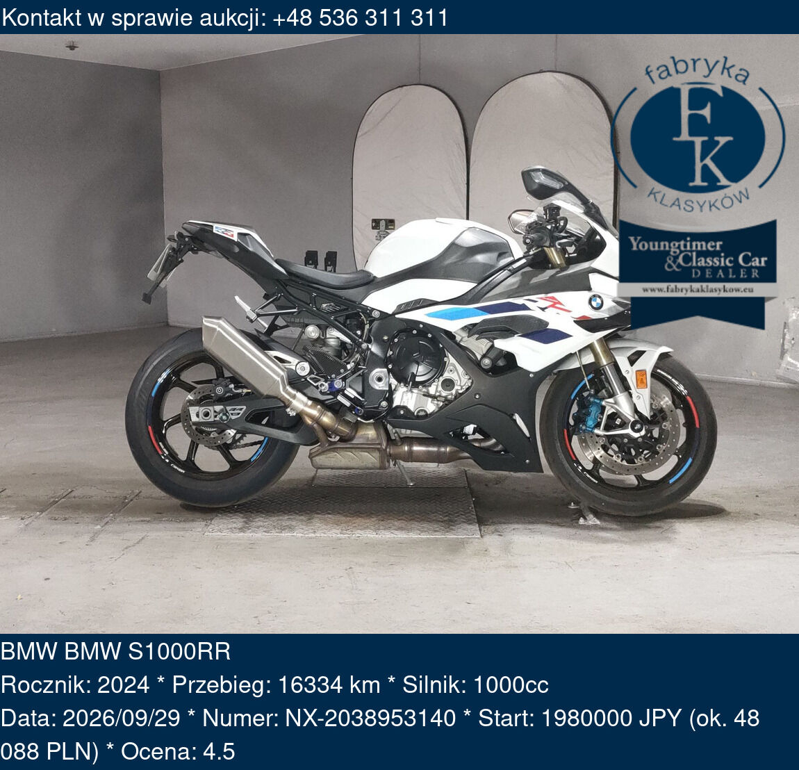 BMW BMW S1000RR 2024 - zdjęcie 2