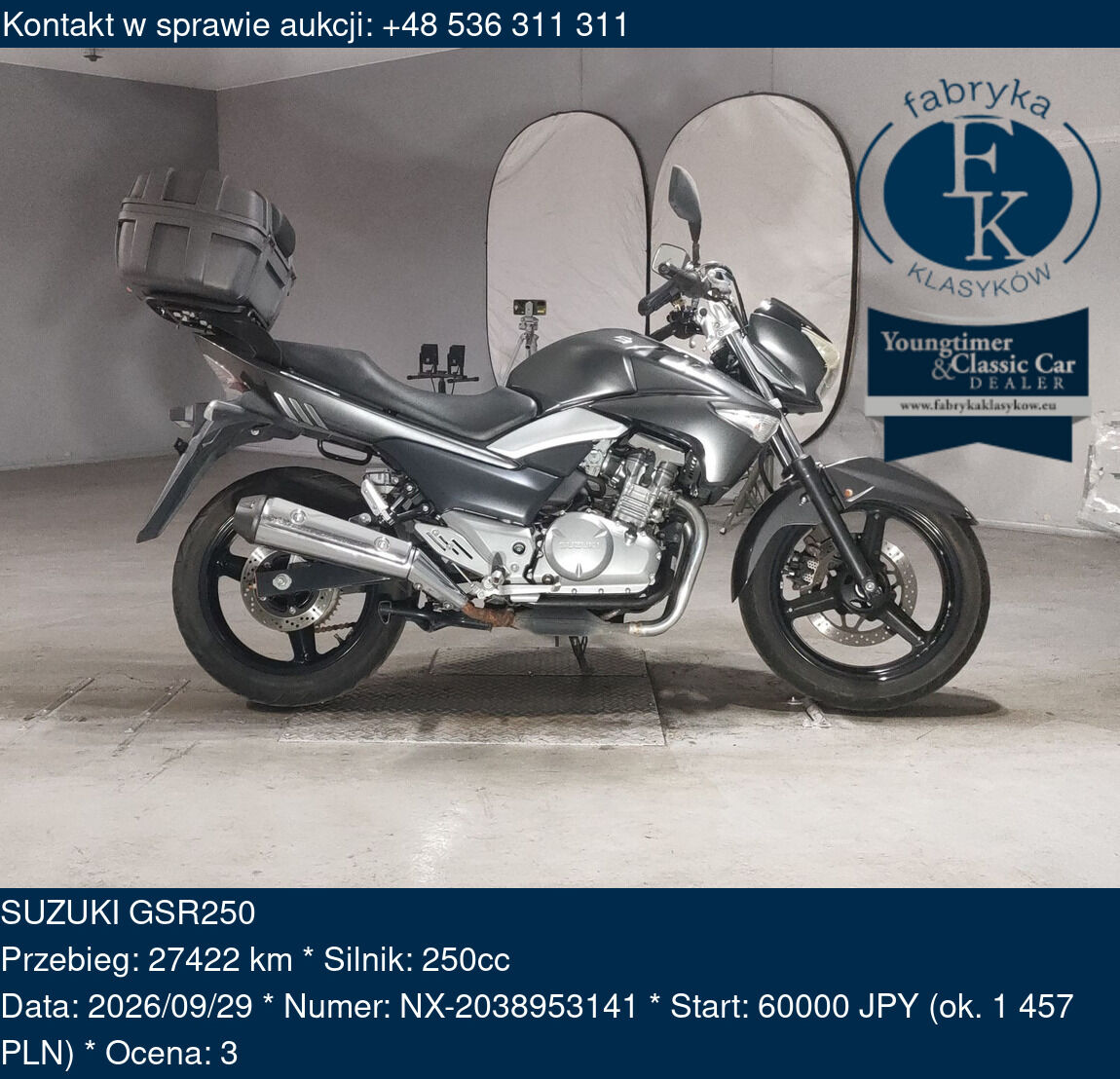 SUZUKI GSR250  - zdjęcie 2