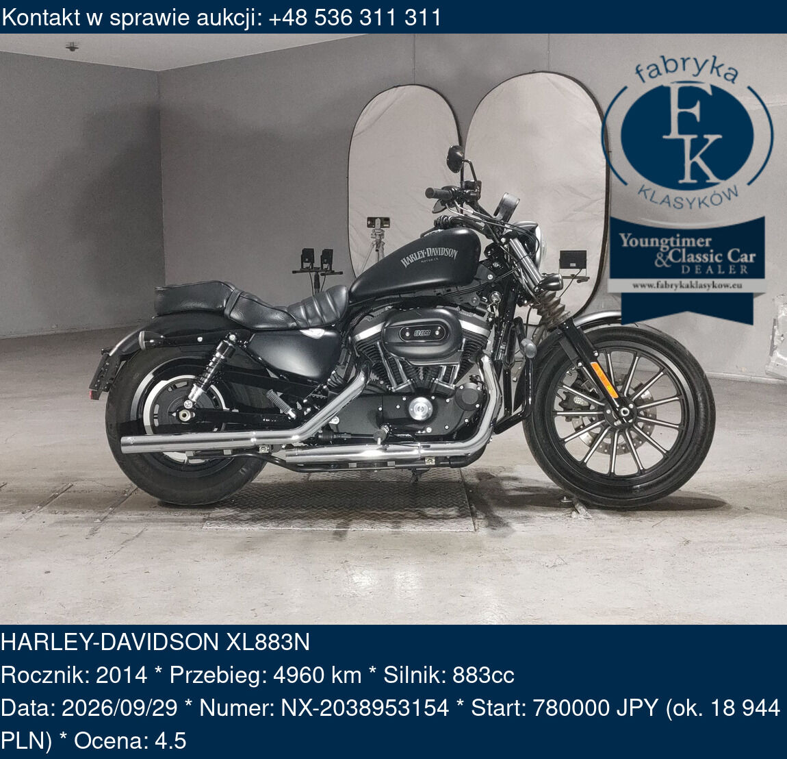 HARLEY-DAVIDSON XL883N 2014 - zdjęcie 2