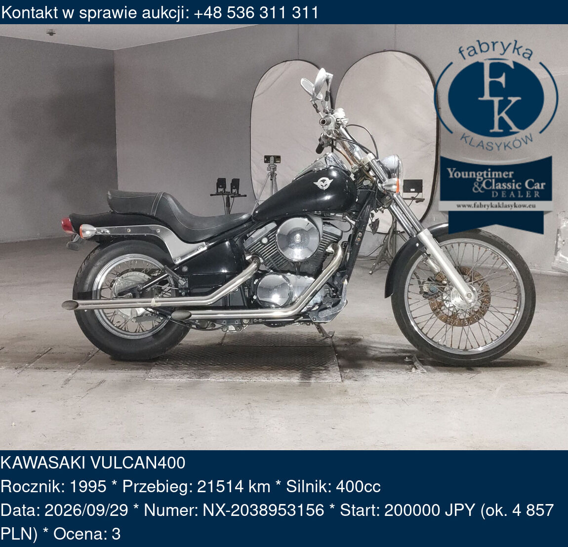 KAWASAKI VULCAN400 1995 - zdjęcie 2