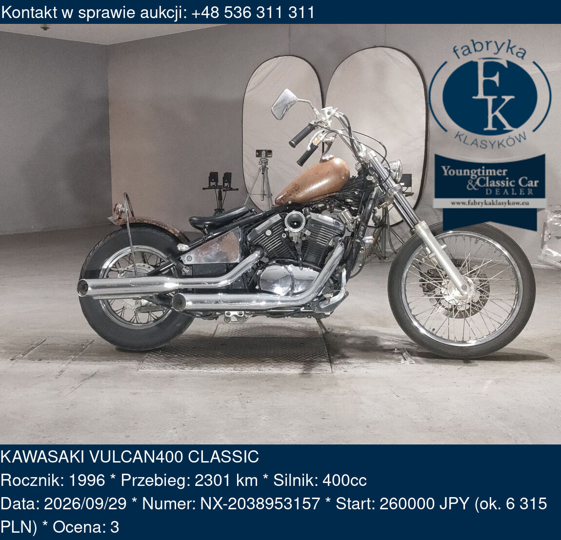 KAWASAKI VULCAN400 CLASSIC 1996 - zdjęcie 2