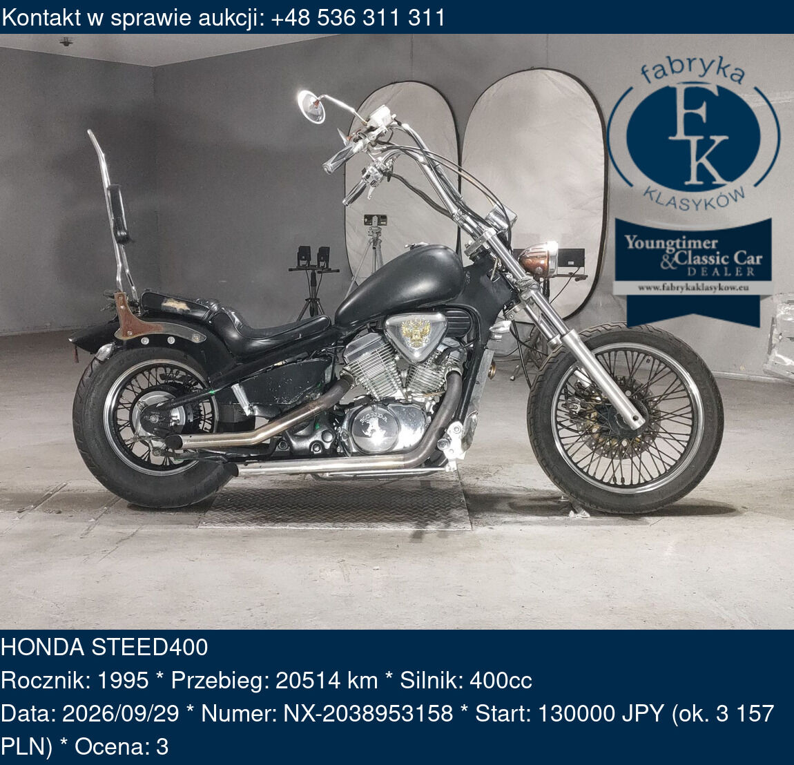 HONDA STEED400 1995 - zdjęcie 2