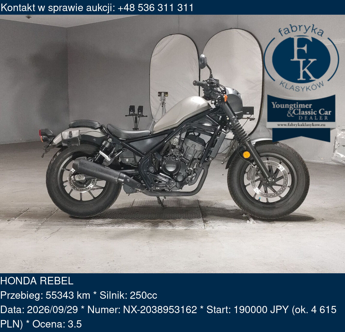 HONDA REBEL - zdjęcie 2