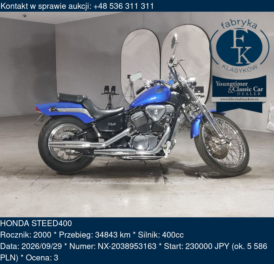 HONDA STEED400 2000 - zdjęcie 2