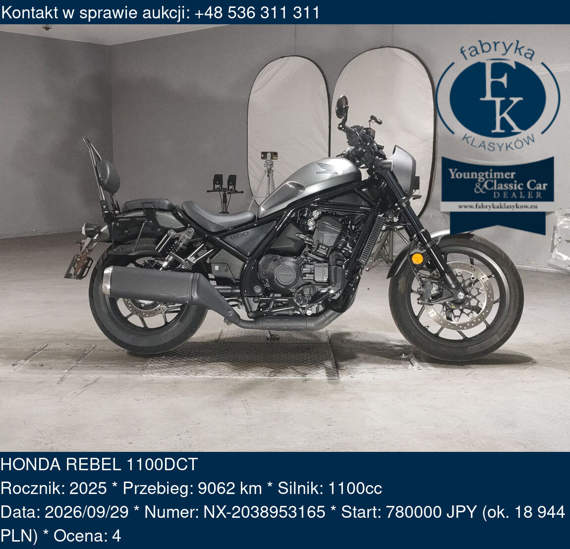 HONDA REBEL 1100DCT 2025 - zdjęcie 2