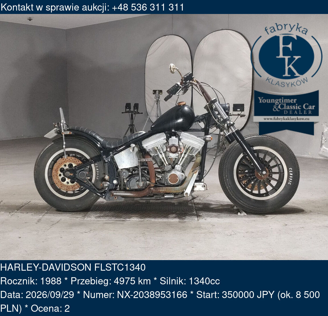 HARLEY-DAVIDSON FLSTC1340 1988 - zdjęcie 2