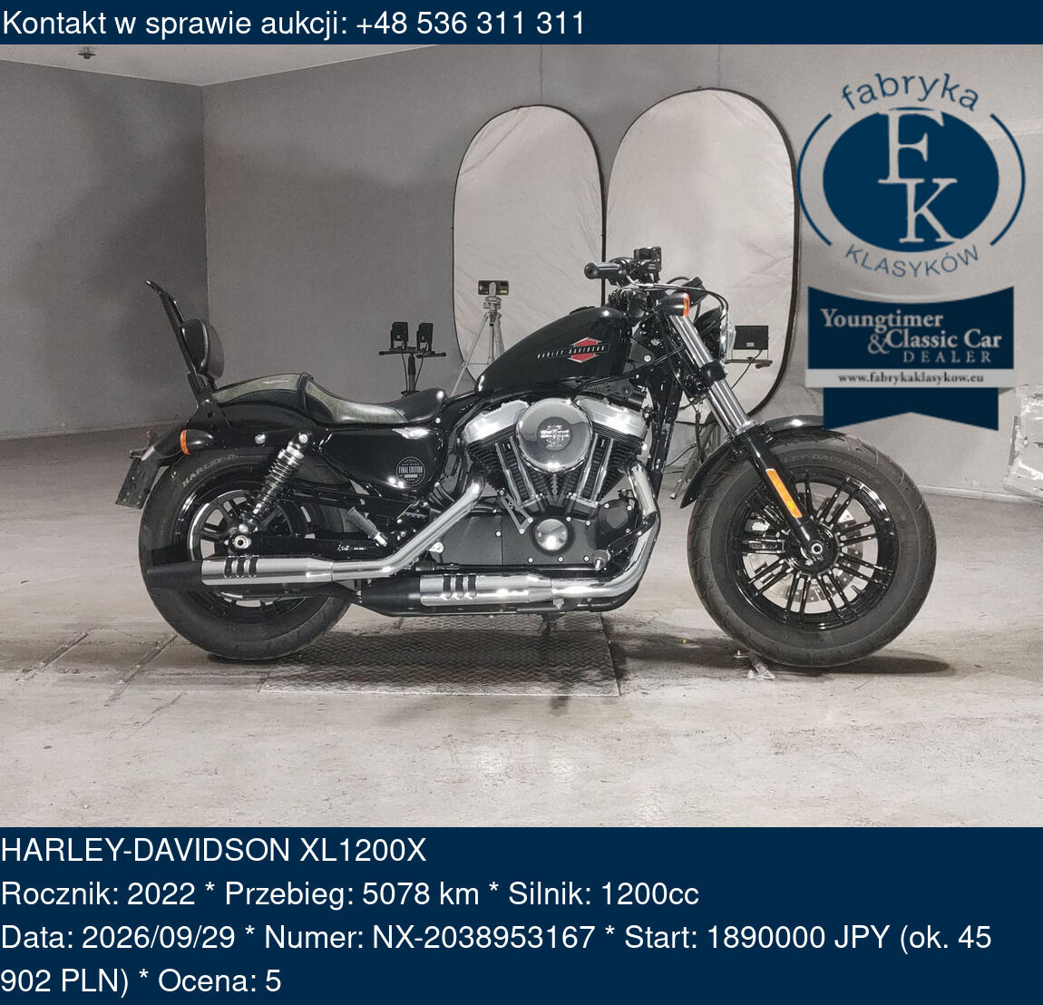 HARLEY-DAVIDSON XL1200X 2022 - zdjęcie 2