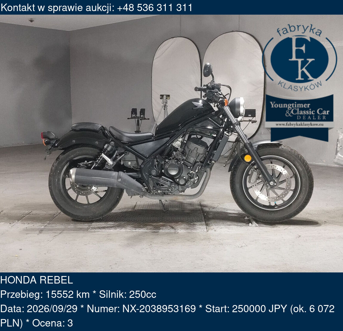 HONDA REBEL - zdjęcie 2